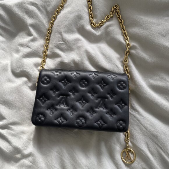 Louis Vuitton Pochette Coussin Monogram Embossed Lambskin - Shoulder or Belt Bag - Picture 13 of 15